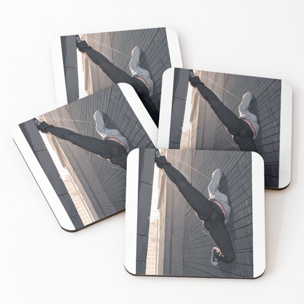 Item preview, Illustration - Urban Acrobat, Dynamic Movement in Cityscape designed and sold by AnimeShin.