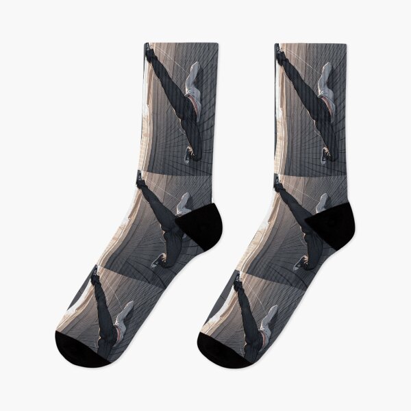 Item preview, Illustration - Urban Acrobat, Dynamic Movement in Cityscape designed and sold by AnimeShin.