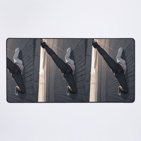 Item preview, Illustration - Urban Acrobat, Dynamic Movement in Cityscape designed and sold by AnimeShin.