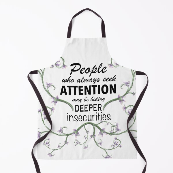 Item preview, ttention & Insecurities Dark Floral Typography designed and sold by Factorium.