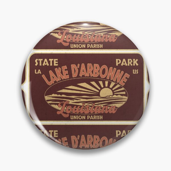 Item preview, Lake D'Arbonne State Park, Union Parish, Louisiana, badge design designed and sold by Wanderful-roads.