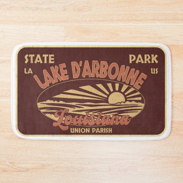 Item preview, Lake D'Arbonne State Park, Union Parish, Louisiana, badge design designed and sold by Wanderful-roads.