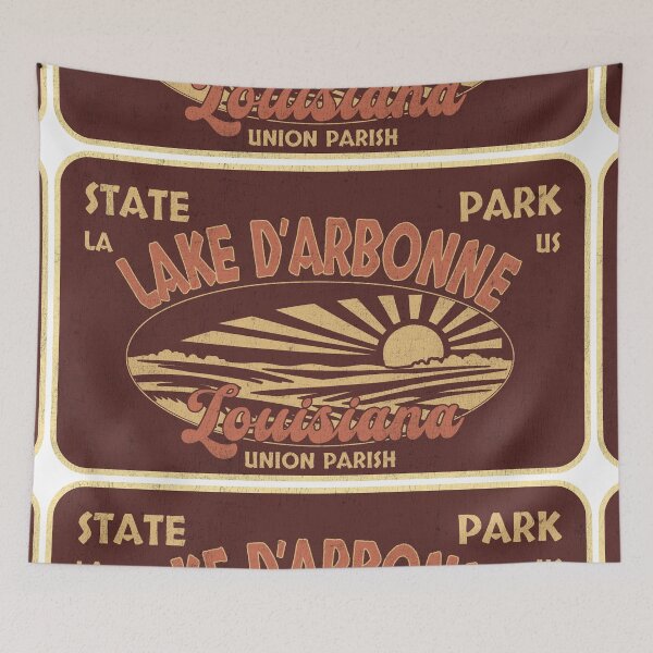 Item preview, Lake D'Arbonne State Park, Union Parish, Louisiana, badge design designed and sold by Wanderful-roads.