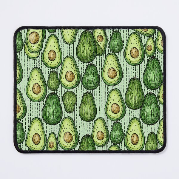 Item preview, Fresh Green Avocado Halves Cute Crayon Pattern designed and sold by VectorForge.