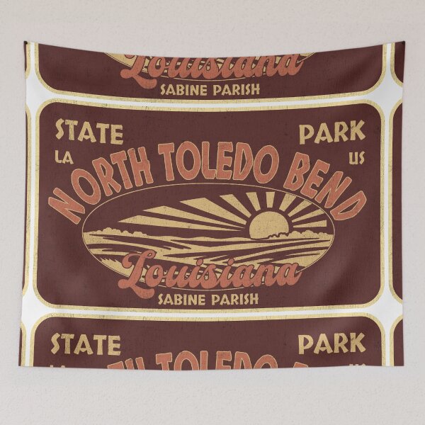 Item preview, North Toledo Bend State Park, Sabine Parish, Louisiana, badge design designed and sold by Wanderful-roads.
