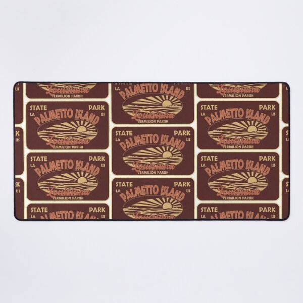 Item preview, Palmetto Island State Park, Vermilion Parish, Louisiana, badge design designed and sold by Wanderful-roads.