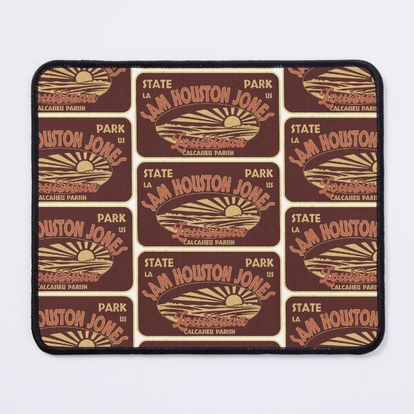 Item preview, Sam Houston Jones State Park, Calcasieu Parish, Louisiana, badge design designed and sold by Wanderful-roads.
