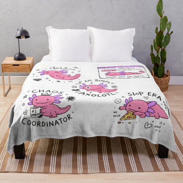 Item preview, Chaotic Axolotl Sticker Pack | Funny Gen Z Meme Axolotl Stickers | Anti-Design Kawaii Sticker Collection designed and sold by Obinne.