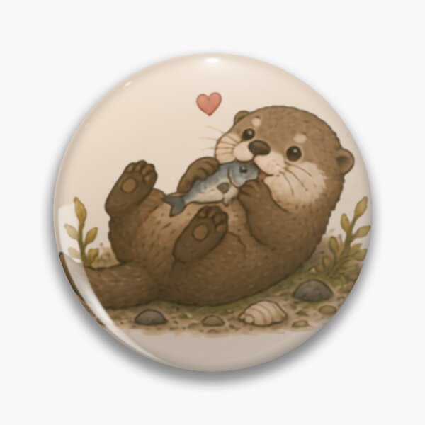 Item preview, Fishy Feast Otter designed and sold by MellowMunchkins.