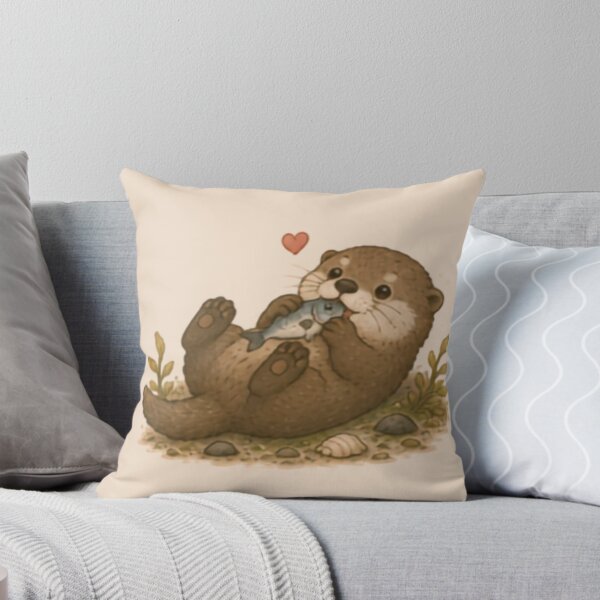 Item preview, Fishy Feast Otter designed and sold by MellowMunchkins.