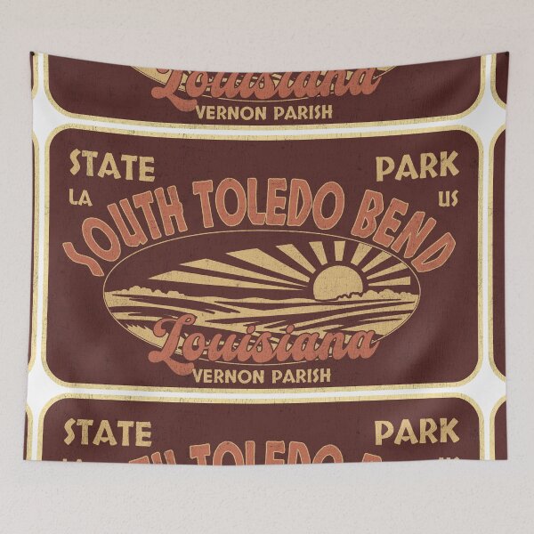 Item preview, South Toledo Bend State Park, Vernon Parish, Louisiana, badge design designed and sold by Wanderful-roads.
