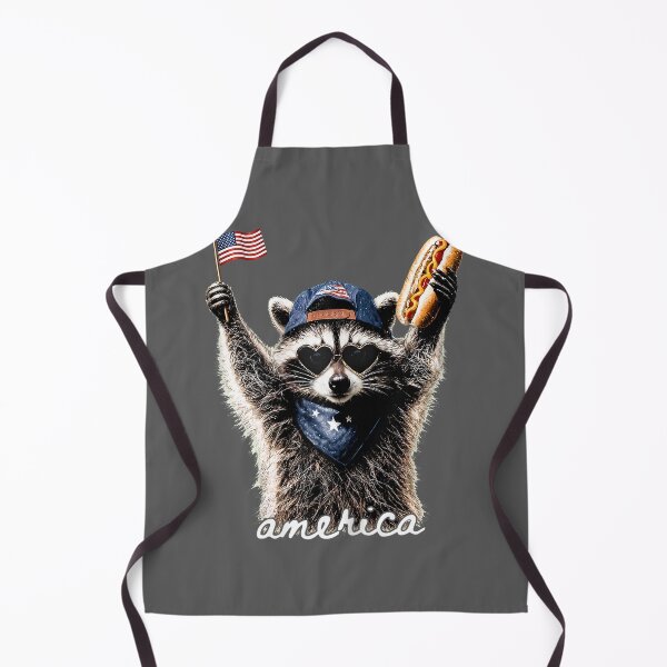Item preview, Feral & Free Funny Patriotic Racoon Feral and Free 4th July designed and sold by KristineLi.