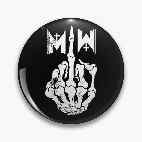 Item preview, Distressed Skeleton Hand Gesture Monochromatic designed and sold by dawangwu.