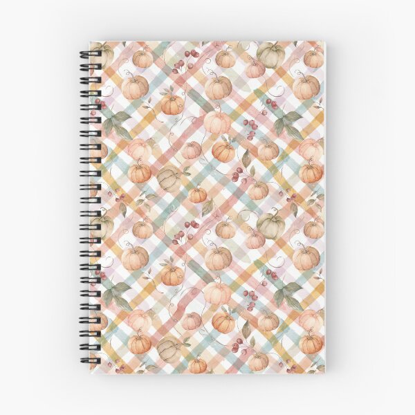 Item preview, Watercolor Pumpkin Plaid Autumn Pattern designed and sold by madtoyman.