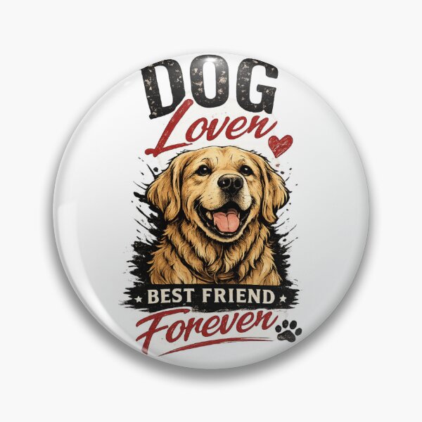 Item preview, Dog Lover Best Friend Forever – Golden Retriever Dog Design designed and sold by Creative Dev.
