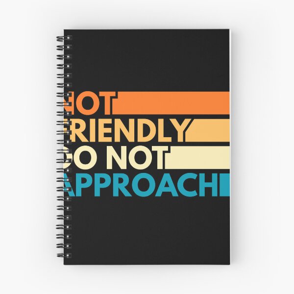 Item preview, Not Friendly Do Not Approach designed and sold by Dondonmart.