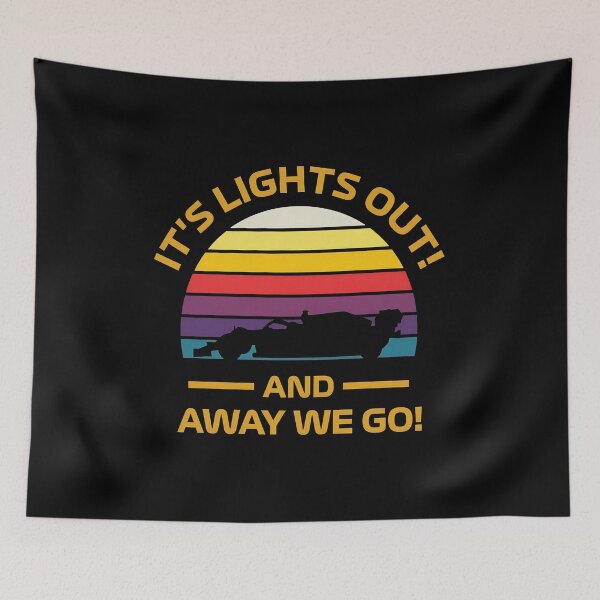 Item preview, Lights Out Away We Go Retro Race Start  designed and sold by Matastuffmerch.