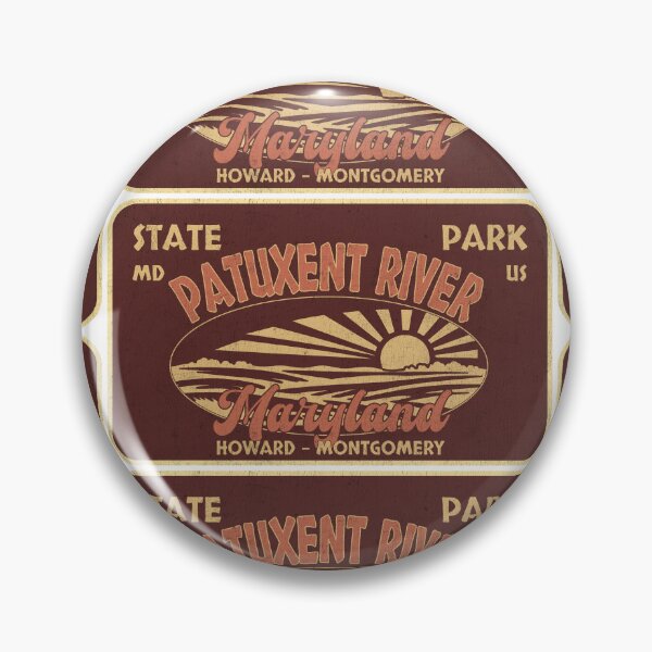 Item preview, Patuxent River State Park, Howard - Montgomery, Maryland, badge design designed and sold by Wanderful-roads.