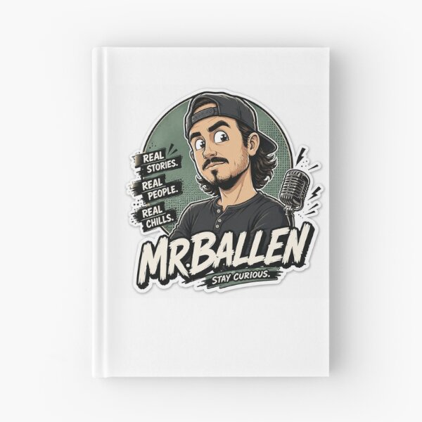 Item preview, Mr. Ballen Cartoon Horror Podcast Fan Art designed and sold by Abidel.