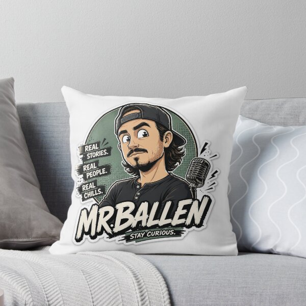 Item preview, Mr. Ballen Cartoon Horror Podcast Fan Art designed and sold by Abidel.