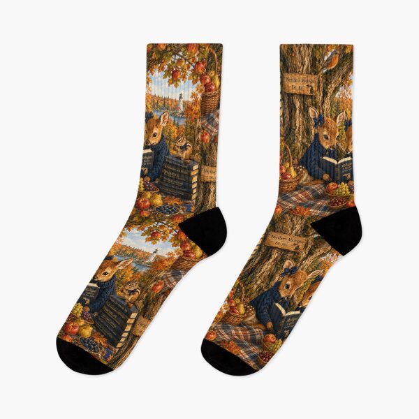 Item preview, Studious Fauns | Northern Michigan Autumn designed and sold by FreshWaterWares.