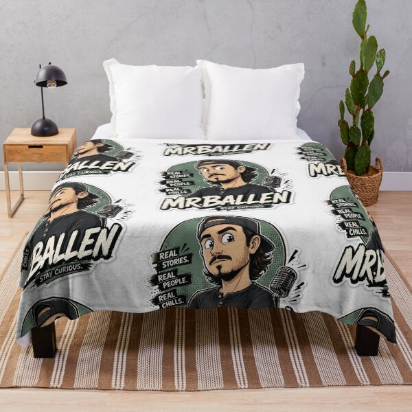 Item preview, Mr. Ballen Cartoon Horror Podcast Fan Art designed and sold by Abidel.