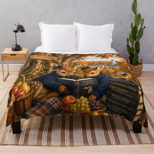 Item preview, Studious Fauns | Northern Michigan Autumn designed and sold by FreshWaterWares.