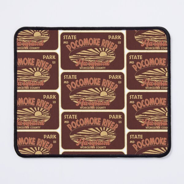 Item preview, Pocomoke River State Park, Worcester County, Maryland, badge design designed and sold by Wanderful-roads.