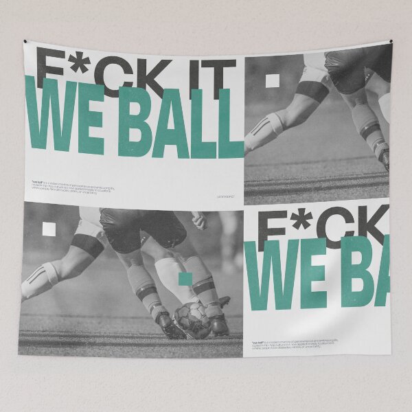 Item preview, F*ck It We Ball (Football) designed and sold by DPZT.
