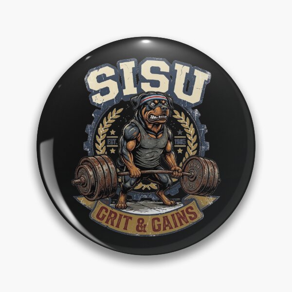 Item preview, Sisu Rottweiler - Old School Gym Grit designed and sold by SisuPrintsCo.