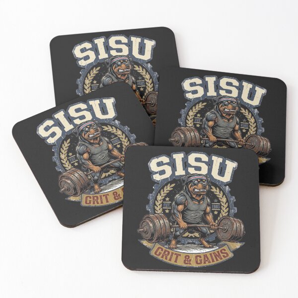 Item preview, Sisu Rottweiler - Old School Gym Grit designed and sold by SisuPrintsCo.