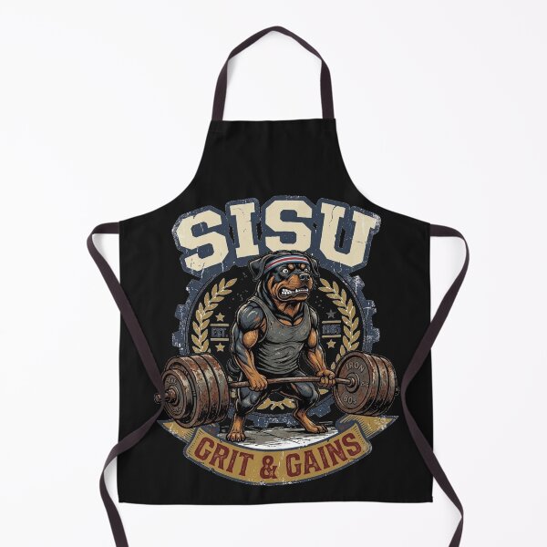 Item preview, Sisu Rottweiler - Old School Gym Grit designed and sold by SisuPrintsCo.