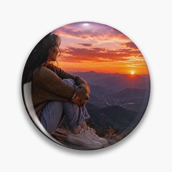 Item preview, Sitting on mountain when Sun set  designed and sold by GiriBasu45.