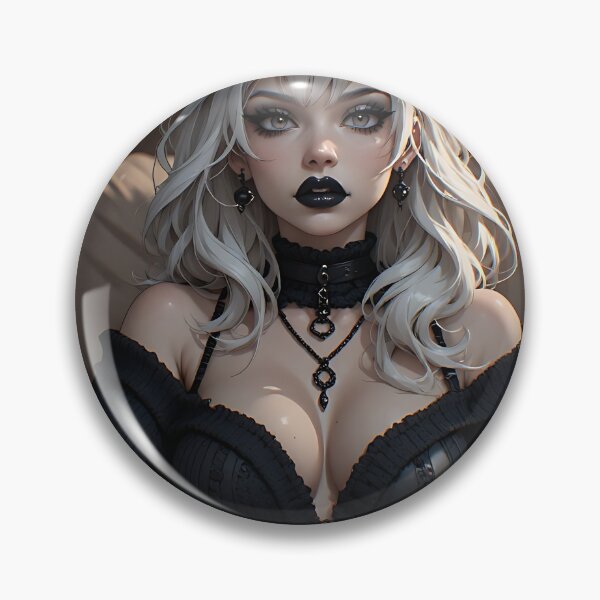 Item preview, Hot Halloween Anime Goth Girl Waifu 333 designed and sold by Your New Fixation.