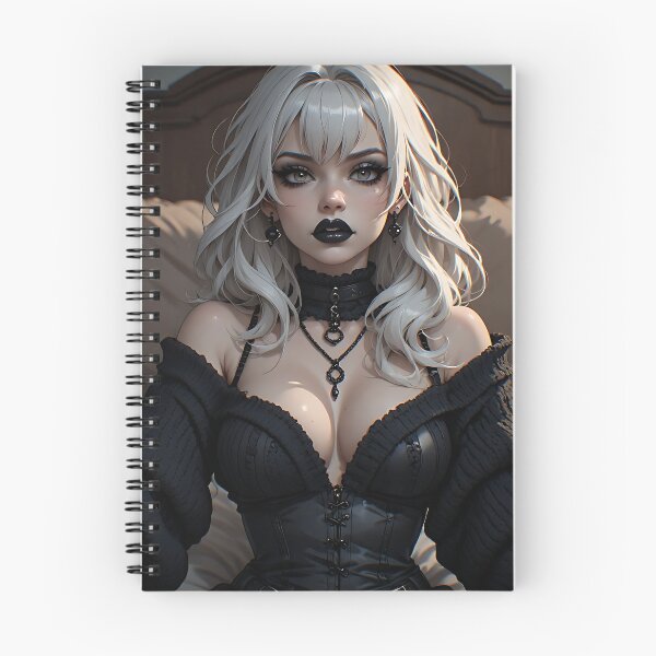 Item preview, Hot Halloween Anime Goth Girl Waifu 333 designed and sold by Your New Fixation.