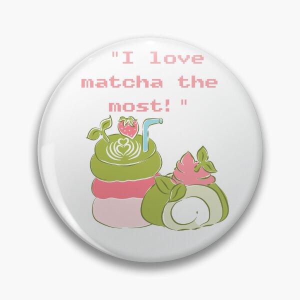 Item preview, I Love Matcha The Most Cute Dessert Swiss Roll & Green Tea designed and sold by Pe.peach.
