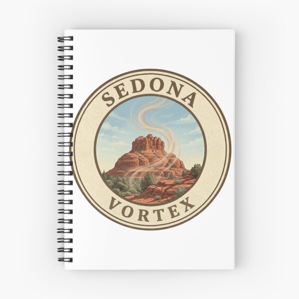 Item preview, Sedona Arizona Vortex Bell Rock Vintage Badge designed and sold by CKaracaCrafted.