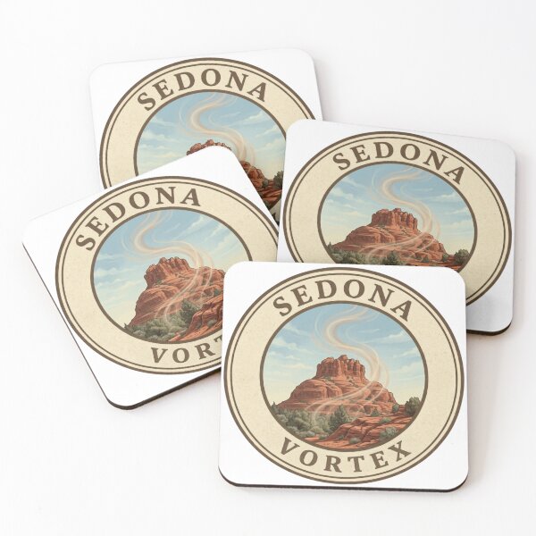Item preview, Sedona Arizona Vortex Bell Rock Vintage Badge designed and sold by CKaracaCrafted.