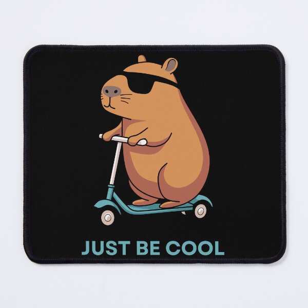 Item preview, Just Be Cool | Funny Scooter Gift For Capybara Lover designed and sold by BrokenLabel.