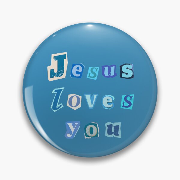 Item preview, Jesus loves you -sticker, bag, mug etc. designed and sold by HisDesignCo.