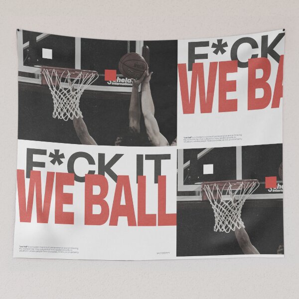 Item preview, F*ck It We Ball (Basketball) designed and sold by DPZT.