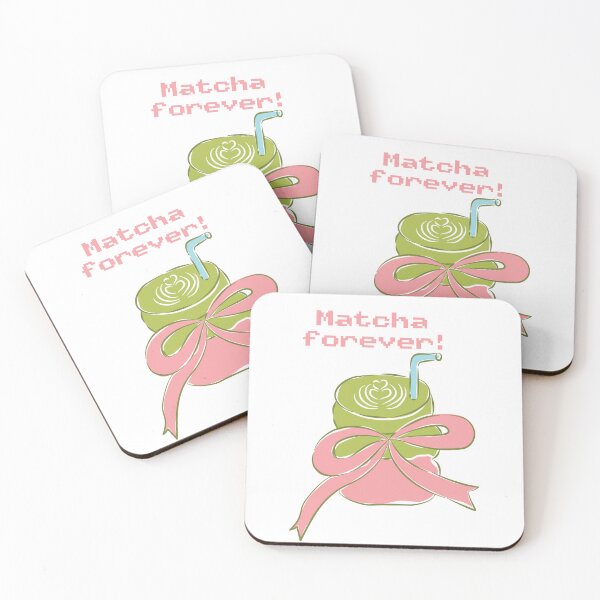 Item preview, Matcha Forever Cute Coquette Pixel Art Green Tea Latte designed and sold by Pe.peach.