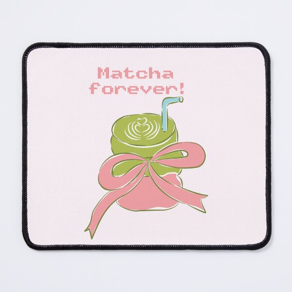 Item preview, Matcha Forever Cute Coquette Pixel Art Green Tea Latte designed and sold by Pe.peach.