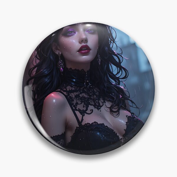 Item preview, Hot Halloween Anime Goth Girl Waifu 334 designed and sold by Your New Fixation.