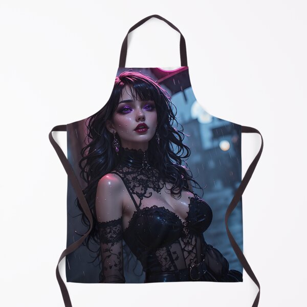 Item preview, Hot Halloween Anime Goth Girl Waifu 334 designed and sold by Your New Fixation.