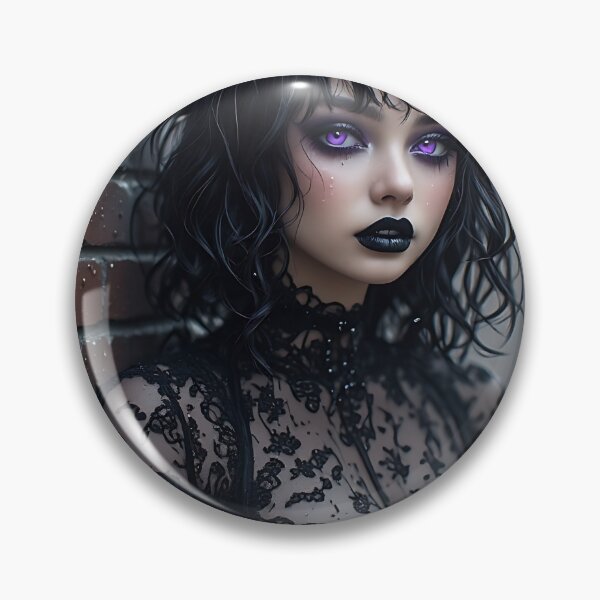 Item preview, Hot Halloween Anime Goth Girl Waifu 336 designed and sold by Your New Fixation.