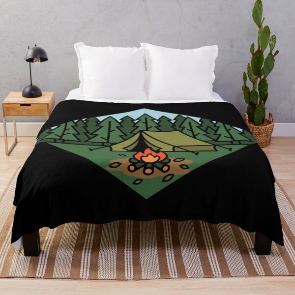 Aperçu de l'œuvre CAMPING GRATUIT créée et vendue par Kerosene Design.