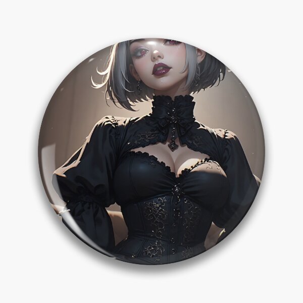 Item preview, Hot Halloween Anime Goth Girl Waifu 337 designed and sold by Your New Fixation.