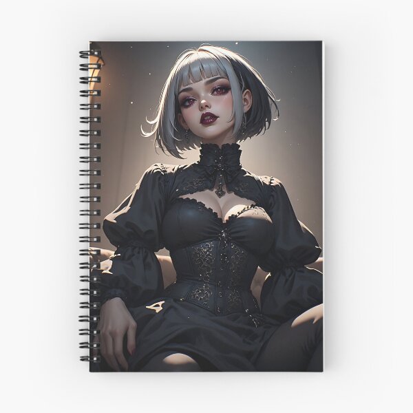 Item preview, Hot Halloween Anime Goth Girl Waifu 337 designed and sold by Your New Fixation.