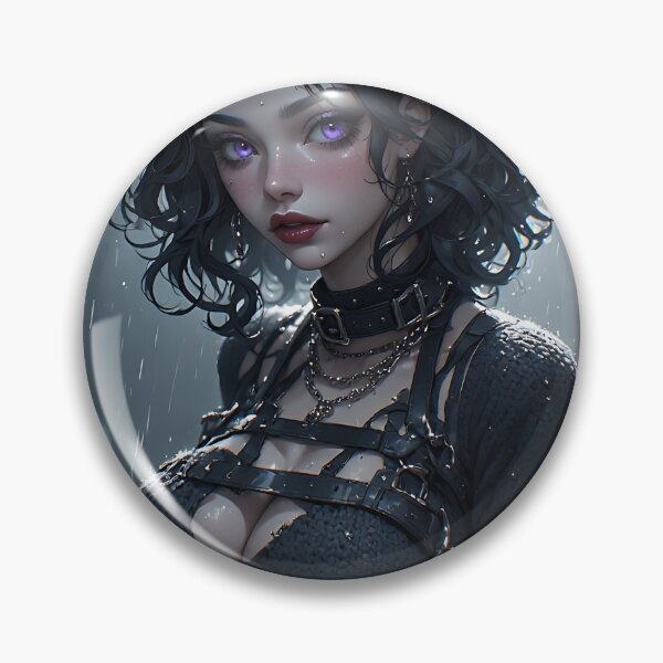 Item preview, Hot Halloween Anime Goth Girl Waifu 338 designed and sold by Your New Fixation.